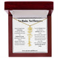 No Rain No Flowers - Love You Now And Forever - Flower Name Necklace