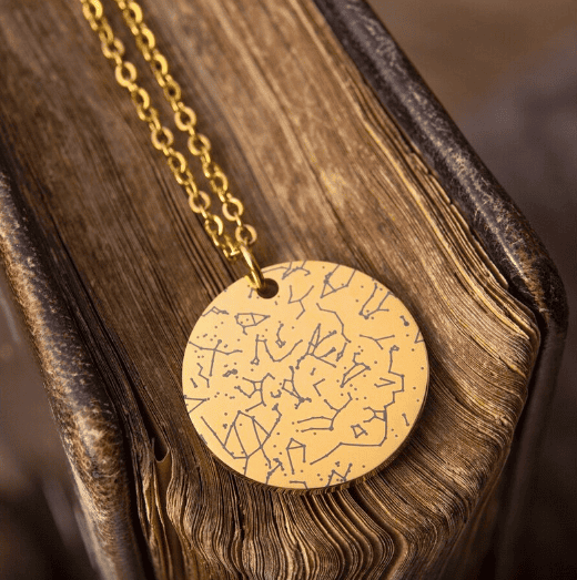 Personalized Star Map Necklace - Born Under These Stars