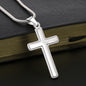 To My Son - Never Fear - Personalized Cross Necklace