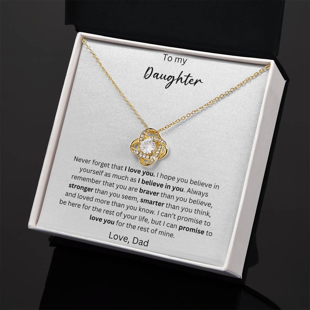 To My Daughter - You Are Wonderful - Crown Love Necklace