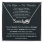 No Rain - No Flowers | I Love You | Paw Print Name Necklace