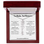 No Rain No Flowers - Love You Now And Forever - Flower Name Necklace