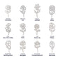 To My Wonderful Bonus Daughter - Happy 30th Birthday - Flower Name Necklace