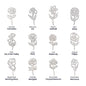 To My Daughter - Never Forget - Birth Flower Name Necklace