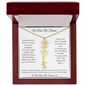 No Rain No Flower - The Greater The Storm The Brighter The Bloom - Flower Name Necklace