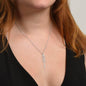 No Rain No Flowers - Personalized Flower Name Necklace