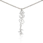 To My Bonus Daughter | I Will Always Love You | Personalized Flower Name Necklace