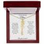 To My Amazing Niece | Love You So Much | Flower Name Necklace