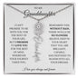 To My Granddaughter - You Are Destined To Bloom Into All Your Dreams - Flower Name Necklace