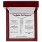 No Rain No Flowers - Love You Now And Forever - Flower Name Necklace