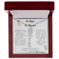 No Rain No Flowers - Personalized Flower Name Necklace