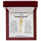 To My Goddaughter | I Will Always Love You | Personalized Flower Name Necklace