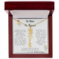 No Rain No Flowers - Personalized Flower Name Necklace