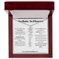 No Rain No Flowers - Love You Now And Forever - Flower Name Necklace
