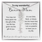 To My Wonderful Bonus Mom | Thank You For Always Loving Me As Your Own