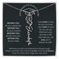 She Believed She Could So She Did - Flower Name Necklace