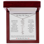 No Rain No Flower - The Greater The Storm The Brighter The Bloom - Flower Name Necklace