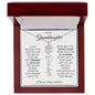 To My Granddaughter - You Are Destined To Bloom Into All Your Dreams - Flower Name Necklace