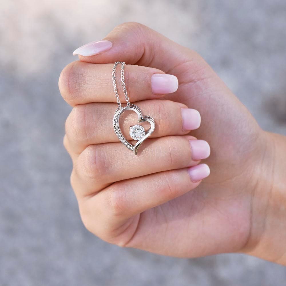 To My Girlfriend - If I Could Give You One Thing - Forever Love Necklace