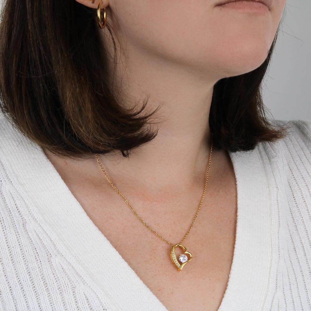 To My Girlfriend - If I Could Give You One Thing - Forever Love Necklace