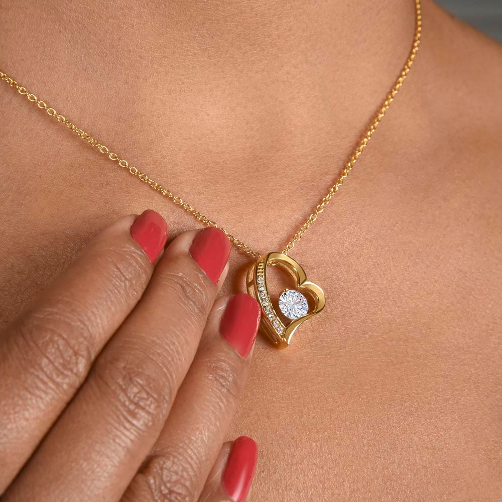 To My Girlfriend - If I Could Give You One Thing - Forever Love Necklace
