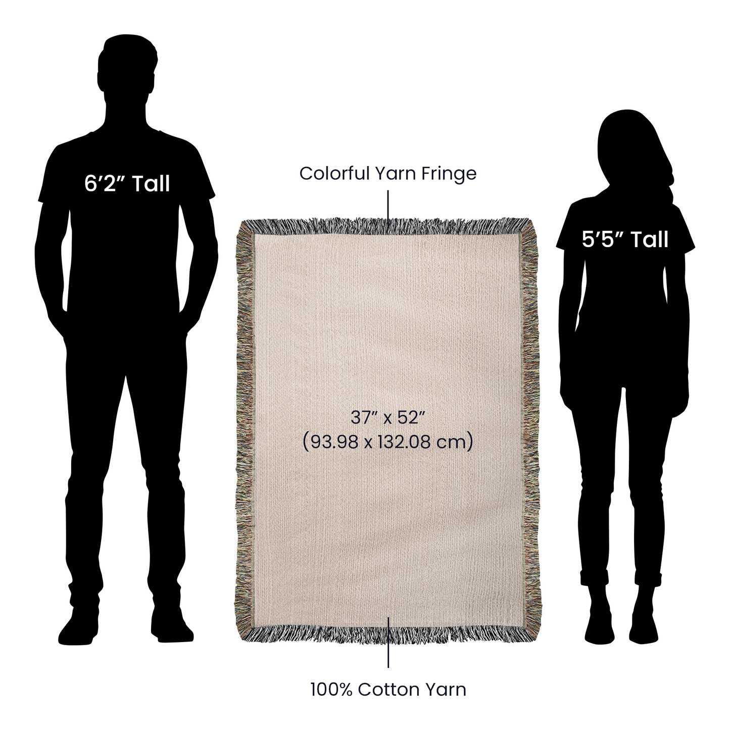 Dear Mom - I Love You - Heirloom Woven Blanket