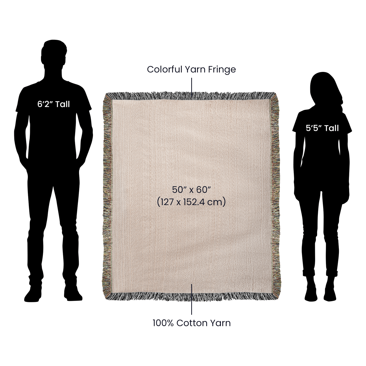 Dear Mom - I Love You - Heirloom Woven Blanket