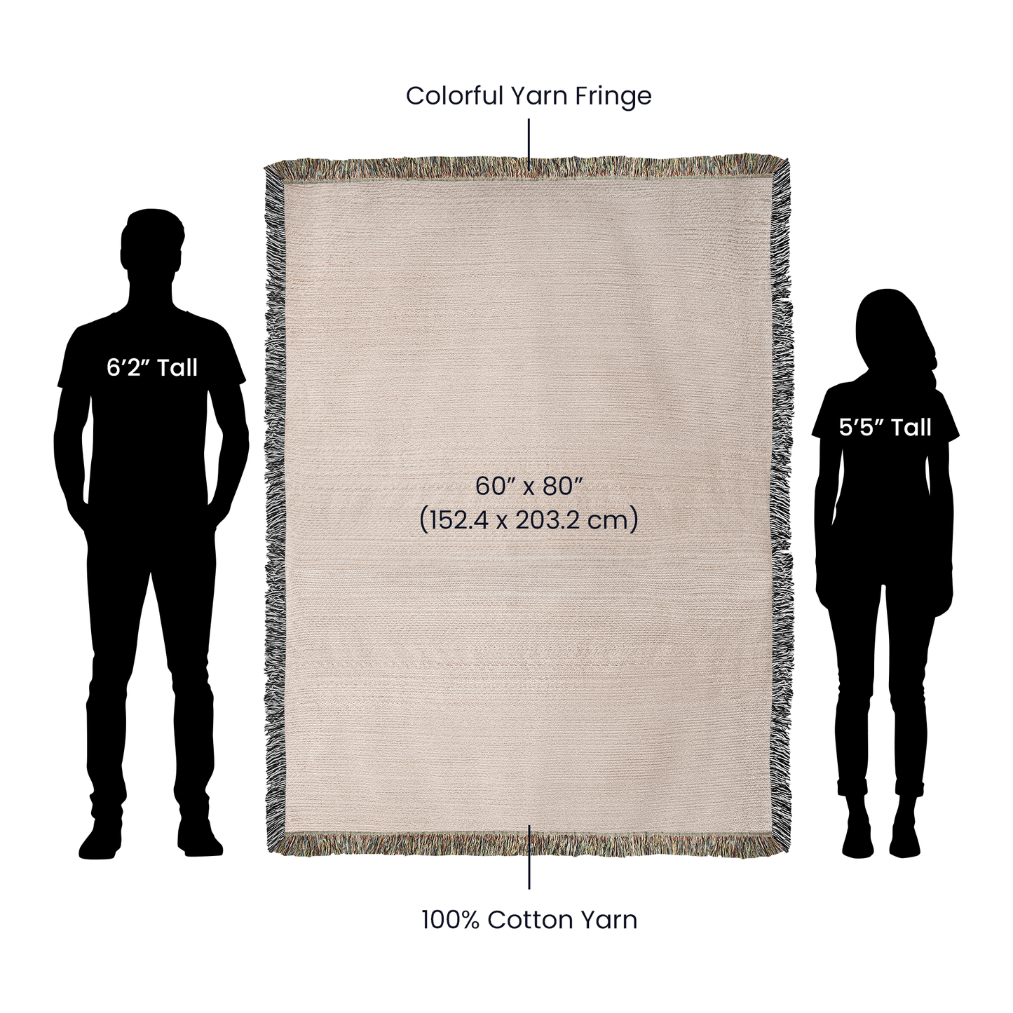 Dear Mom - I Love You - Heirloom Woven Blanket