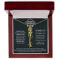 Graduation Gift - Personalized Flower Name Necklace