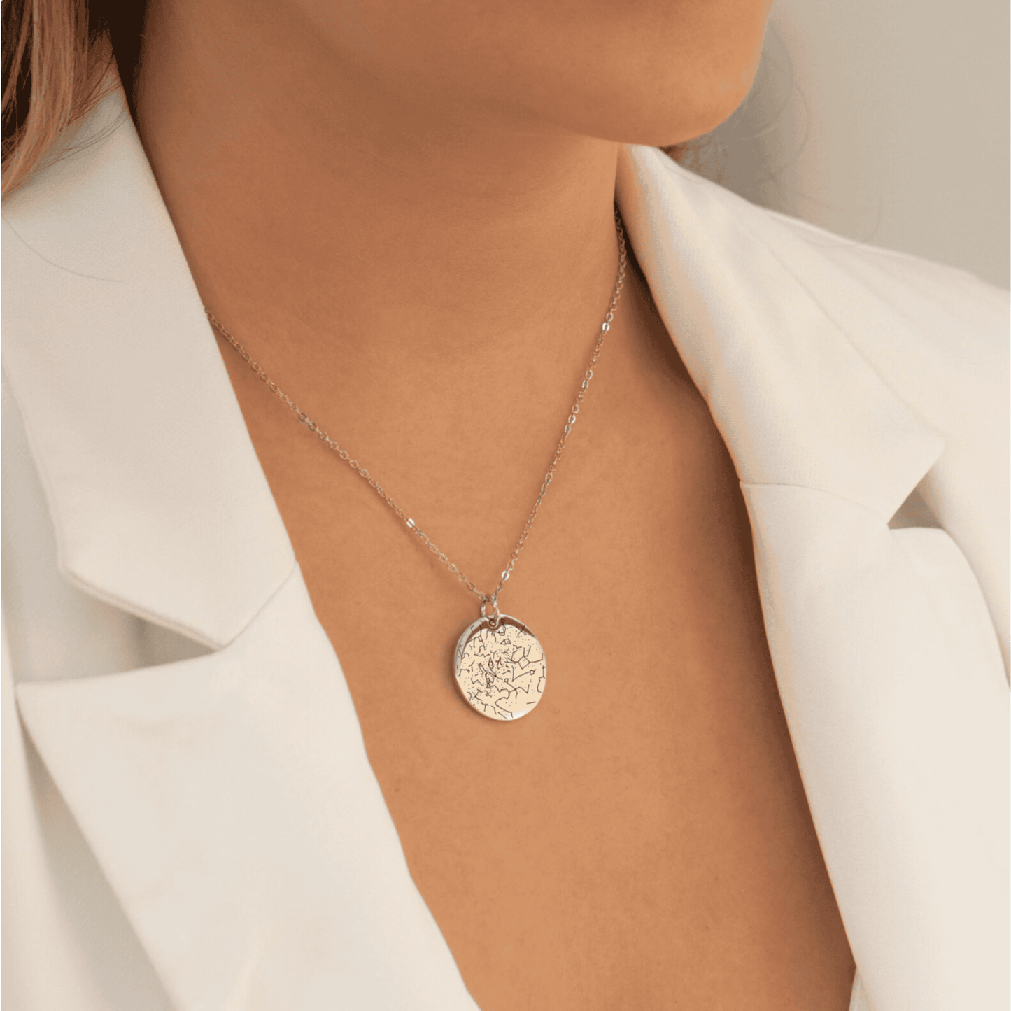 Personalized Star Map Necklace - Born Under These Stars