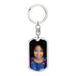 Personalized Photo Keychain - Graphic Dog Tag Keychain