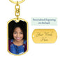 Personalized Photo Keychain - Graphic Dog Tag Keychain