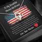 To My Beautiful Marine Girlfriend - Wherever The Journey Takes Us - Forever Love Necklace