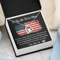 To My Air Force Mom - No Matter - Forever Love Necklace