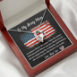 To My Army Mom - No Matter - Forever Love Necklace