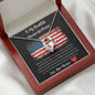 To My Beautiful Marine Girlfriend - Wherever The Journey Takes Us - Forever Love Necklace
