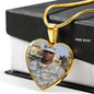 Luxury Photo Heart Necklace