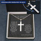 To My Amazing Husband - You're Not Just - Personalized Cross Necklace