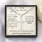 To My Pipe Fitter Dad - Personalized Cross Necklace