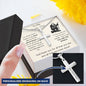 To My Welder Dad - For All The Times - Personalized Cross Necklace