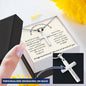 She Believed She Could So She Did - Personalized Cross Necklace