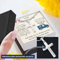 To My Mail Man Dad - For All The Times - Personalized Cross Necklace