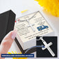 To My Postal Worker Dad - For All The Times - Personalized Cross Necklace