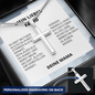 Du Bist Viel Mutiger - Personalized Cross Necklace