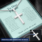 To Our Pastor - It's People Like You - Personalized Cross Necklace