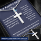 Zur Konfirmation - Personalized Cross Necklace