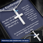 Zur Konfirmation - Personalized Cross Necklace