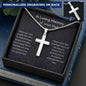 In Loving Memory Of Your Dad - Personalized Cross Necklace