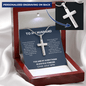To My Husband - Personalized Cross Necklace