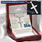To My Mail Man Dad - For All The Times - Personalized Cross Necklace